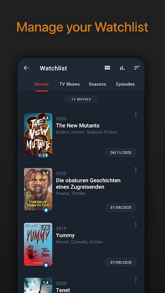 Moviebase скриншот